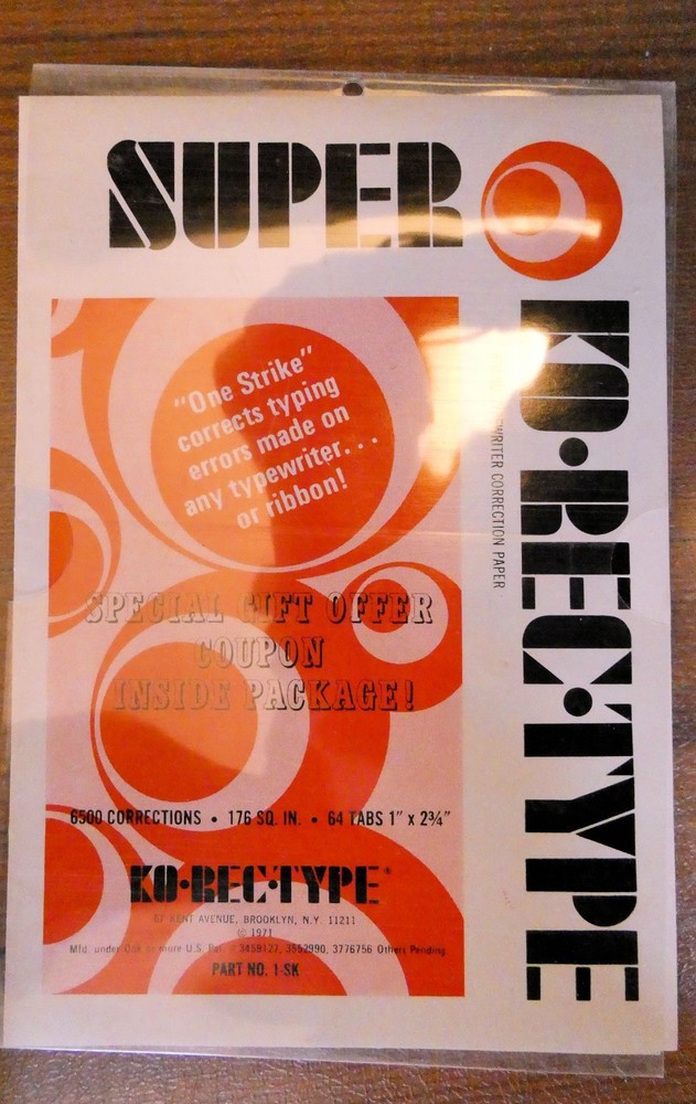 Vintage Super KO-REC-TYPE