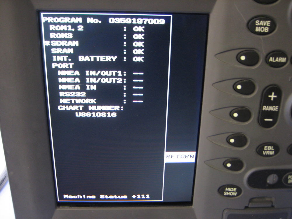 Furuno GD-1700c 7" Navnet Navionics Chartplotter VX1 Display -- Tested/Updated!