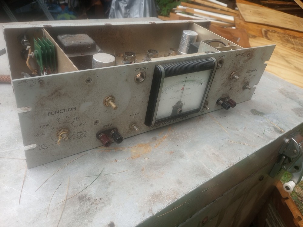 Vintage Phase Angle Voltmeter