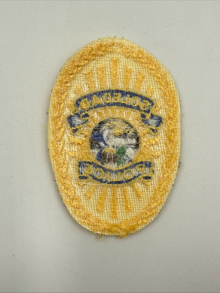 Police Patch Soledad California 3x2