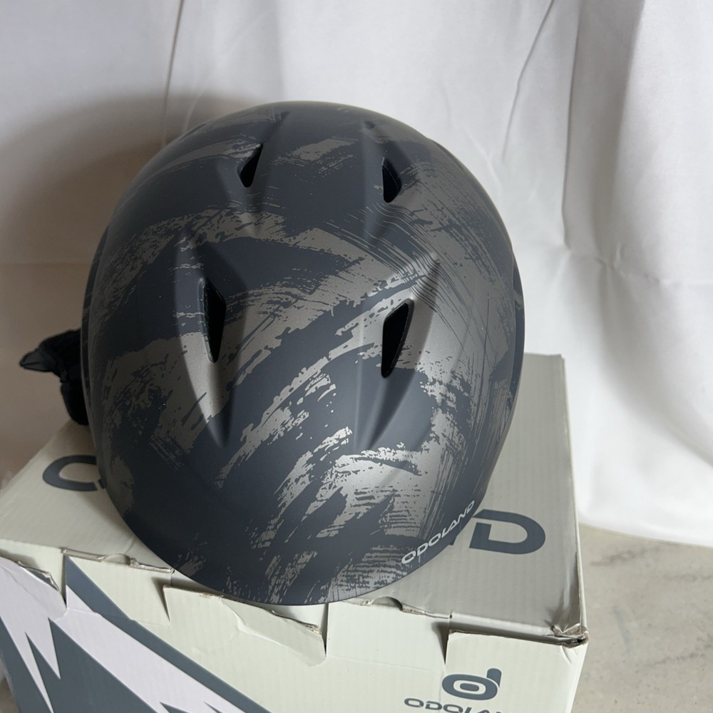 Odoland Ski Helmet Rock Black Size: MEDIUM