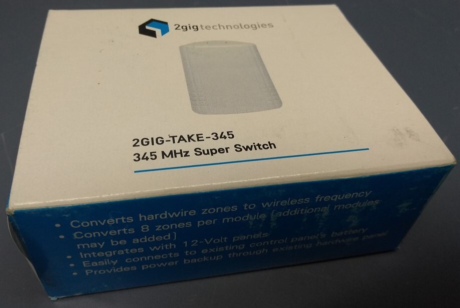 2GIG (2GIG-TAKE-345) Super Switch Wireless Home Security Takeover Module