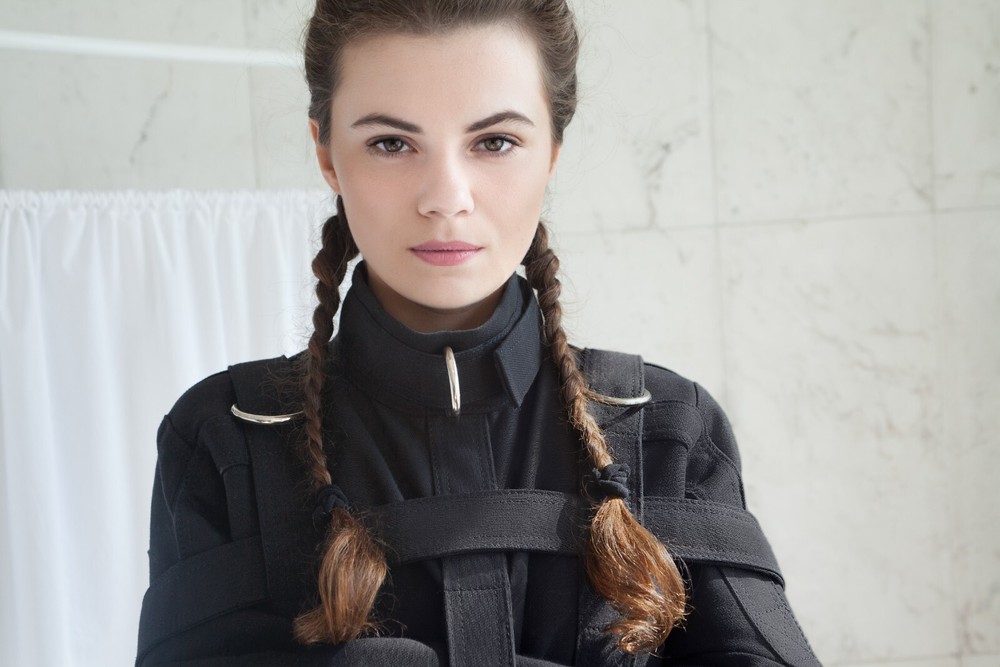 Black Heavy Duty Straitjacket - Restraining THIC Bondage Device High Quality