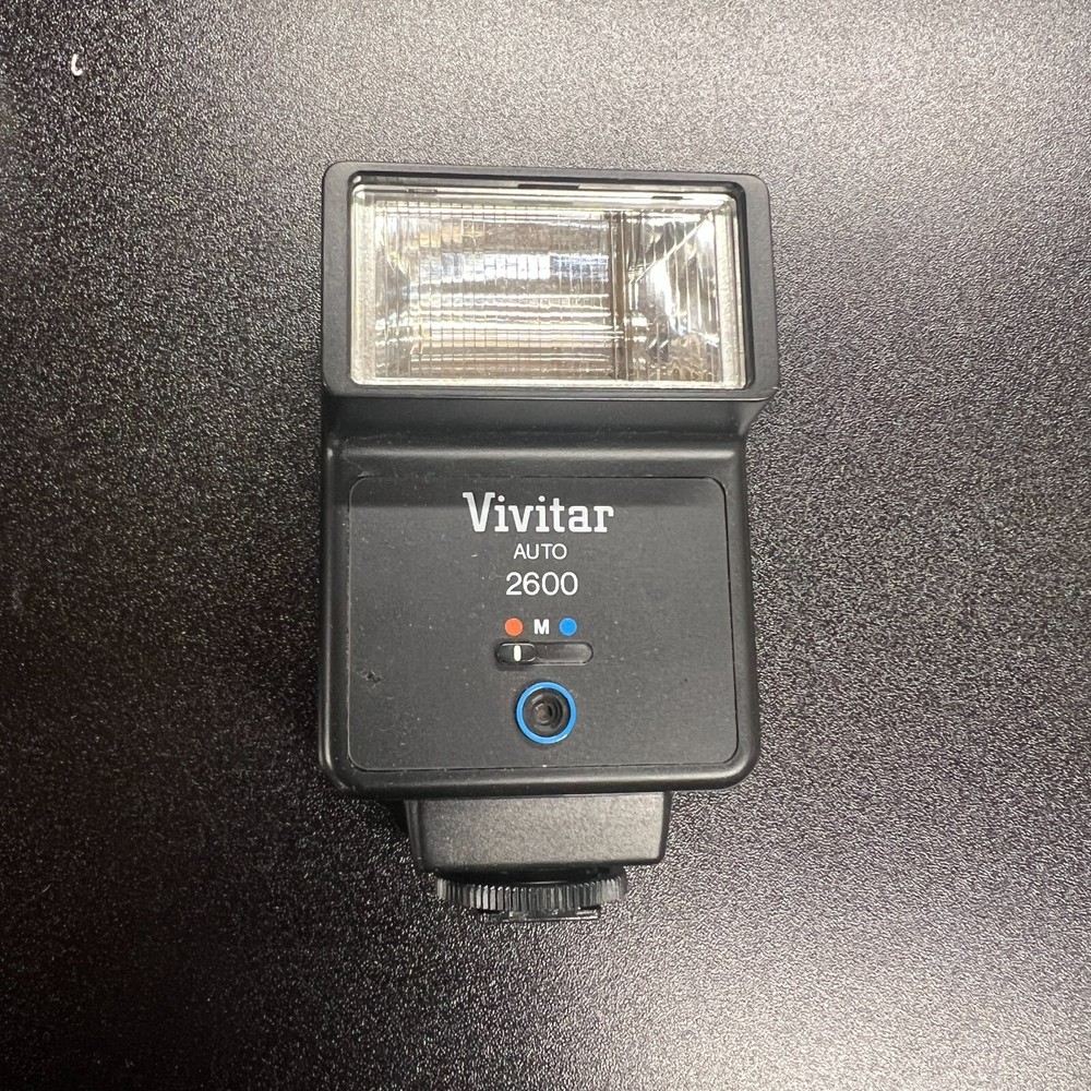 Vintage Vivitar Auto 2600 Flash Unit - Manual Thyristor Camera Flash - Tested