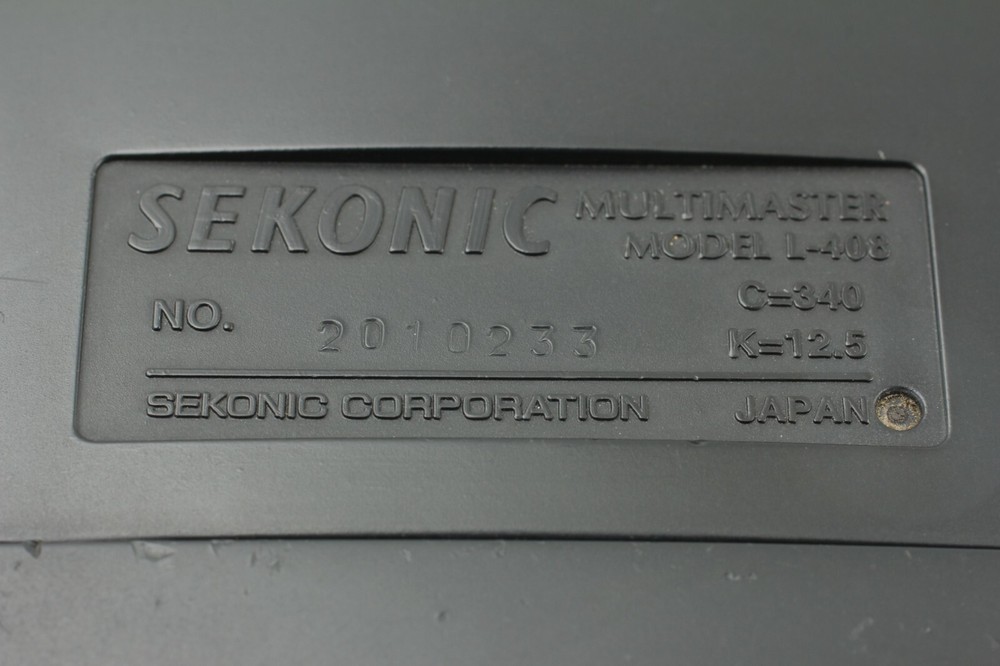 *EXCELLENT+++++* SEKONIC L-408 Multi Master Exporsure Light Meter From JAPAN