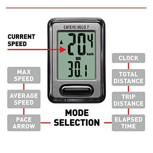 CATEYE - Velo 7 Wired Bike Computer CC-VL520