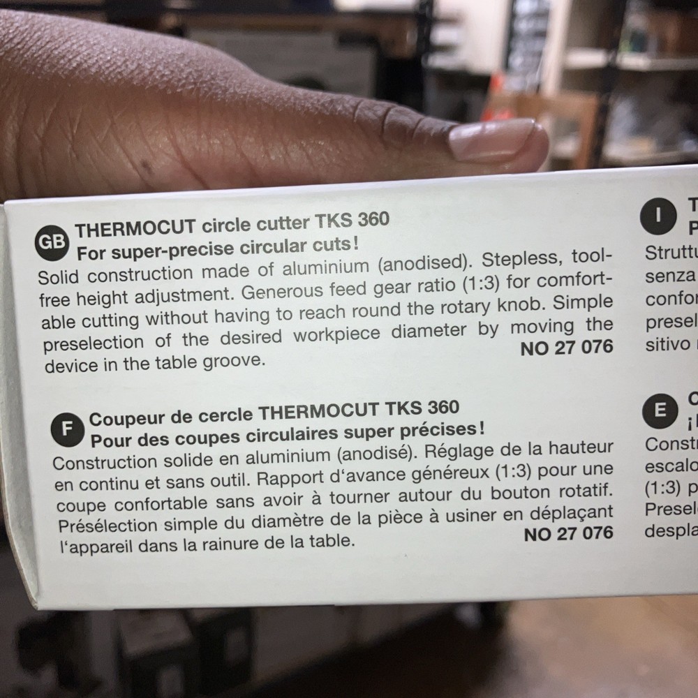 THERMOCUT Circle cutter TKS 360