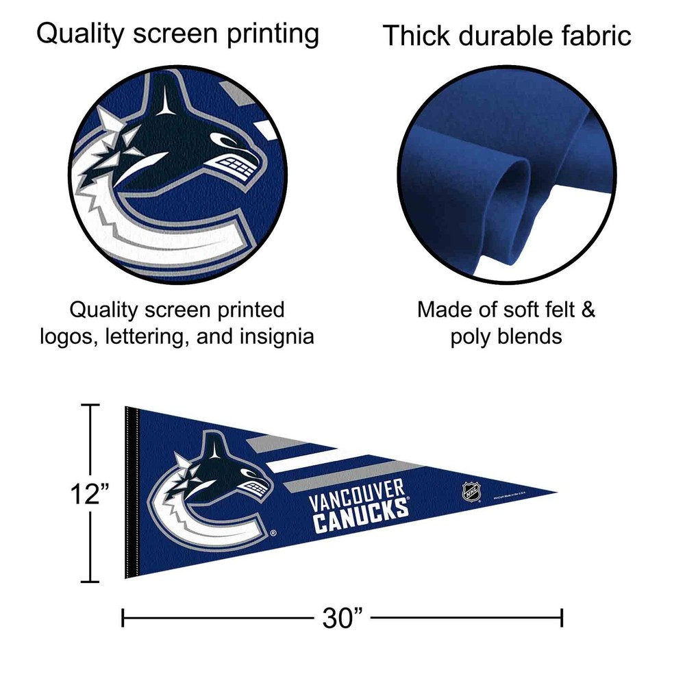 Vancouver Canucks Logo Pennant