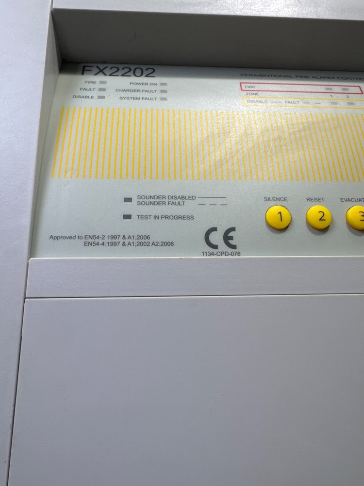 COOPER FX2202CPD Conventional Fire Alarm Control Panel