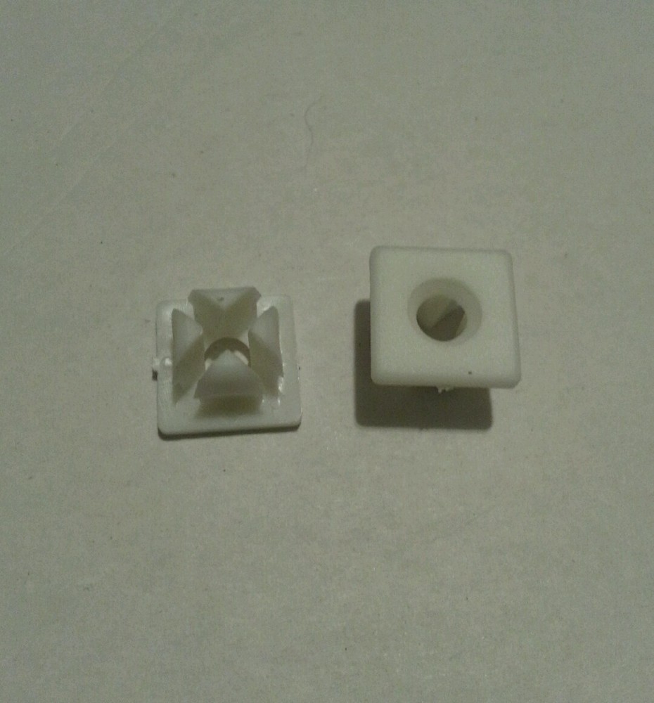 10 Universal License Plate Tag Mounting Hardware Plastic Insert Nut Clip Bumper