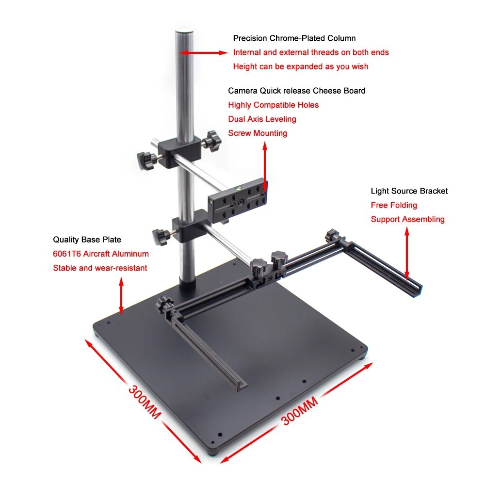 Industrial Camera Machine Vision Experiment Stand Foldable Lighting Test Holder；
