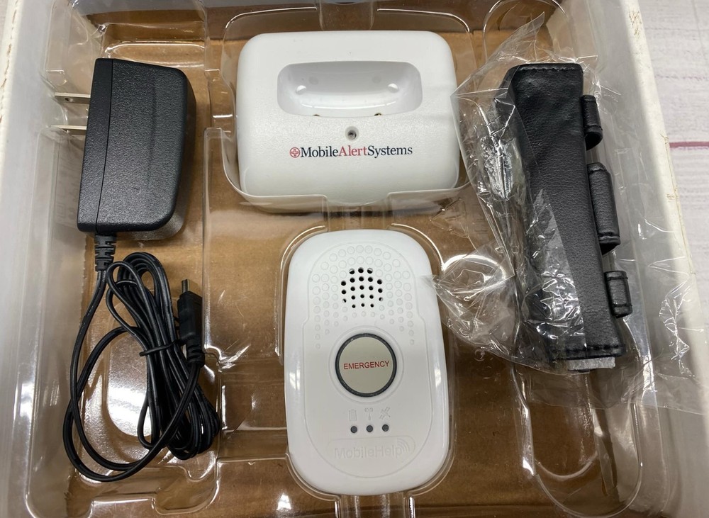 Connect America Mobile Alert System Help Button Module Charger and Case