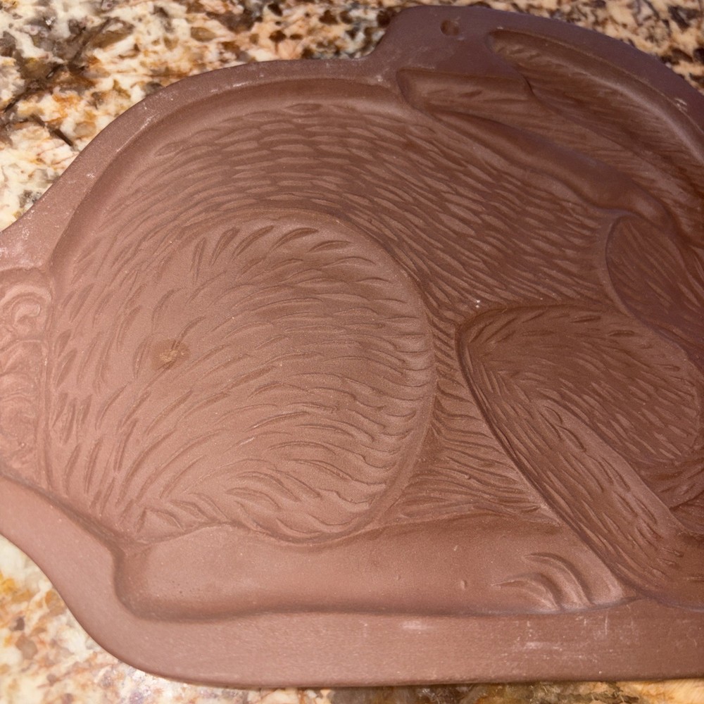 Hartstone Pottery 1989 Rabbit Bunny Cookie Shortbread Mold Easter