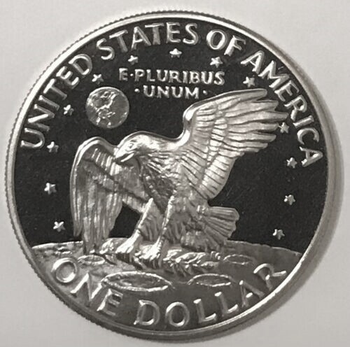 1973 Proof Clad Eisenhower Ike Dollar Coin