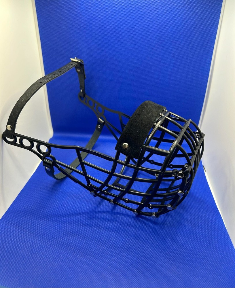 XL BULLY/ROTTWEILER LARGE DOG MUZZLE 117 LIGHT BLACK