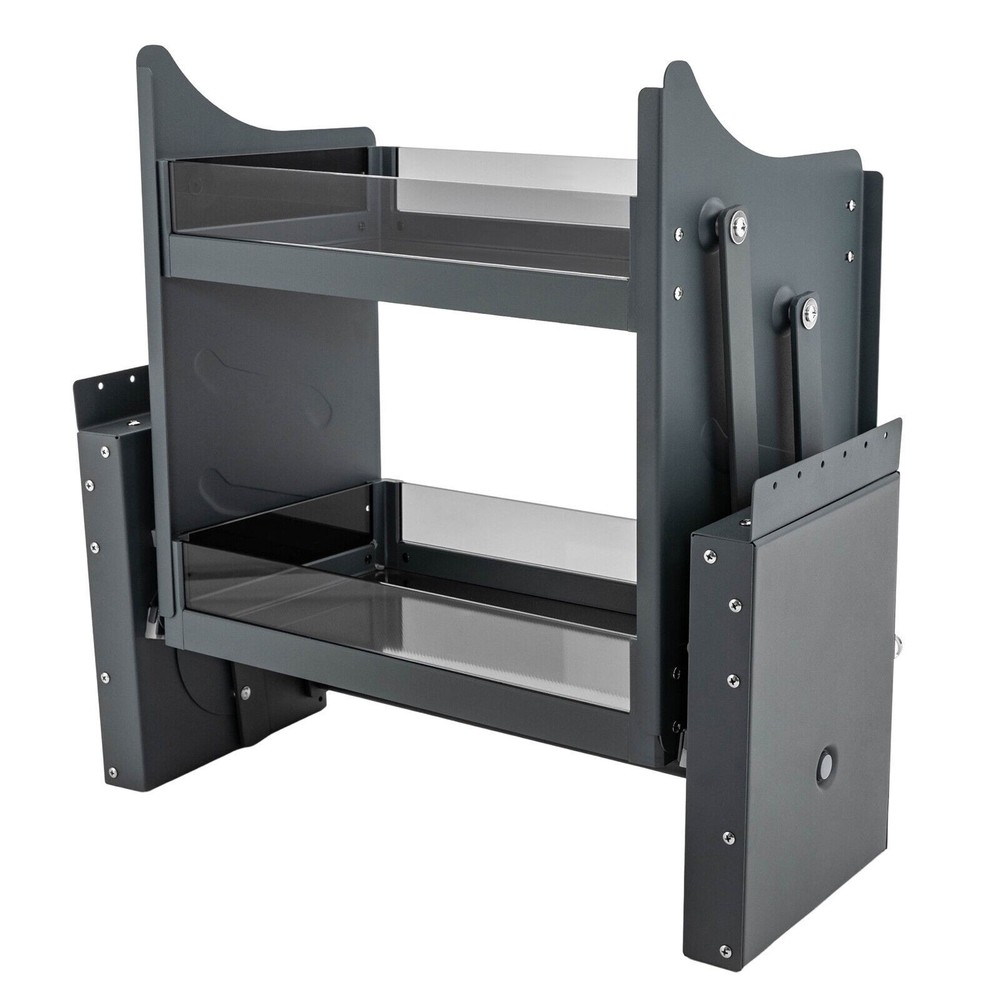 Pull-Out Cabinet Shelf Drop Down Shelf Pull-Down Lift for Kitchen Cabinet 2-tier