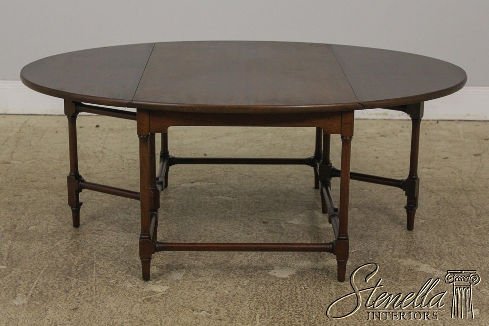 57729: BEACON HILL Bamboo Form Mahogany Coffee Table