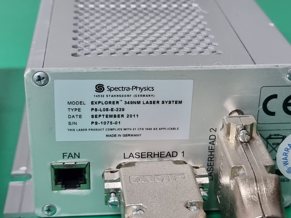 Spectra-Physics EXPLORER 349NM Laser Head Set