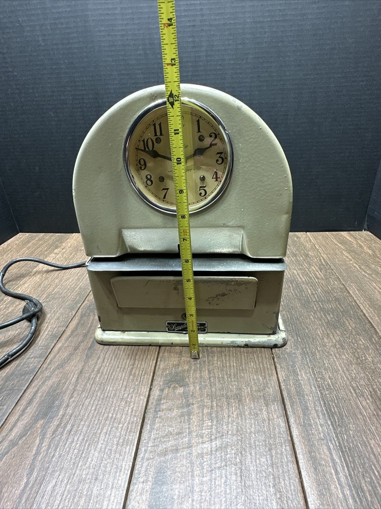 SIMPLEX TIME RECORDER COMPANY GARDNER MASSACHUSETTS U.S.A WORKS !!!