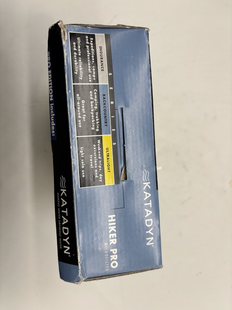 Katadyn Hiker Pro Microfilter Replacement Filter Backcountry Water Hiking