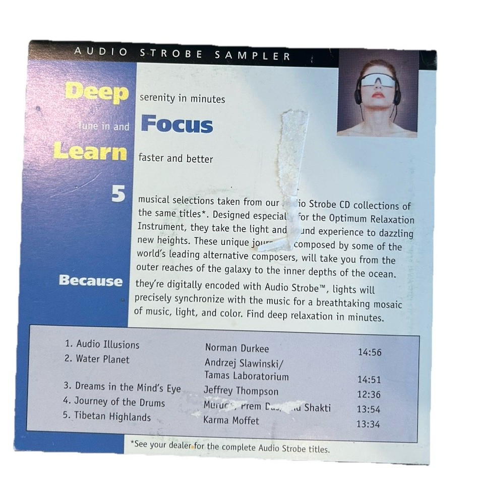 Adobe Strobe Sampler - Musical Voyage Synchronized To Light CD-ROM