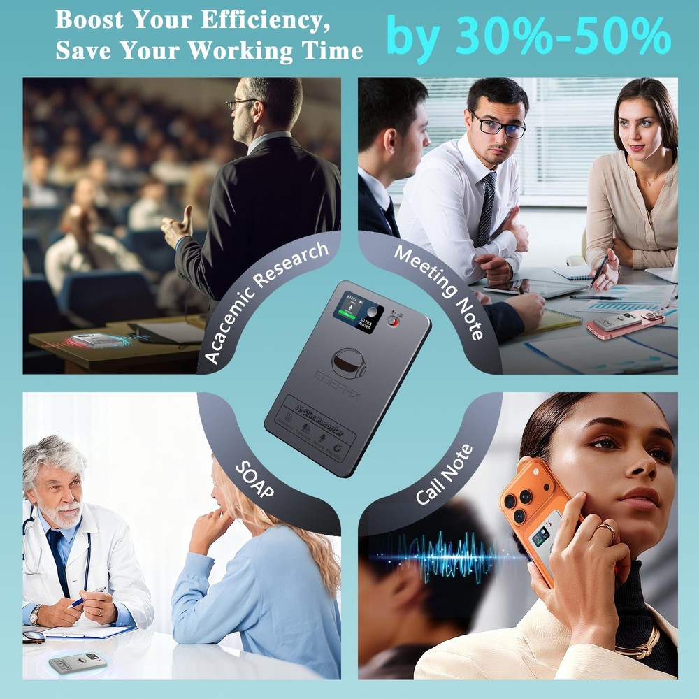 AI Voice Recorder, Transcribe & Summarize with Deep AI Analysis, Support 152 ...