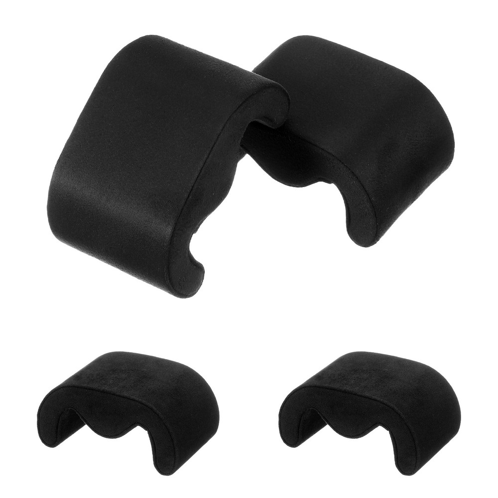 4pcs Watch Case Pillows, m Shaped Watch Display Pillow Velvet Black