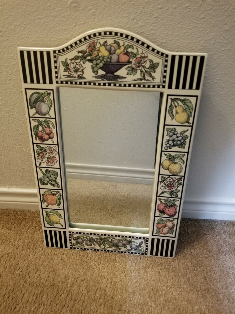 Santa Barbara Ceramic Design Tile Mirror 21 × 14 inches