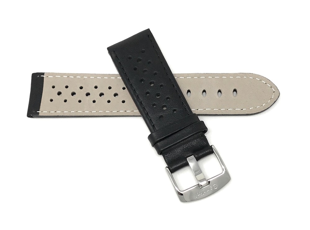 20mm Leather Rally Strap, Watch Band for Omega Speedmaster