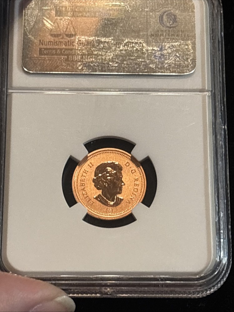 2012 Canada Penny Ngc Sp68 Red 1C