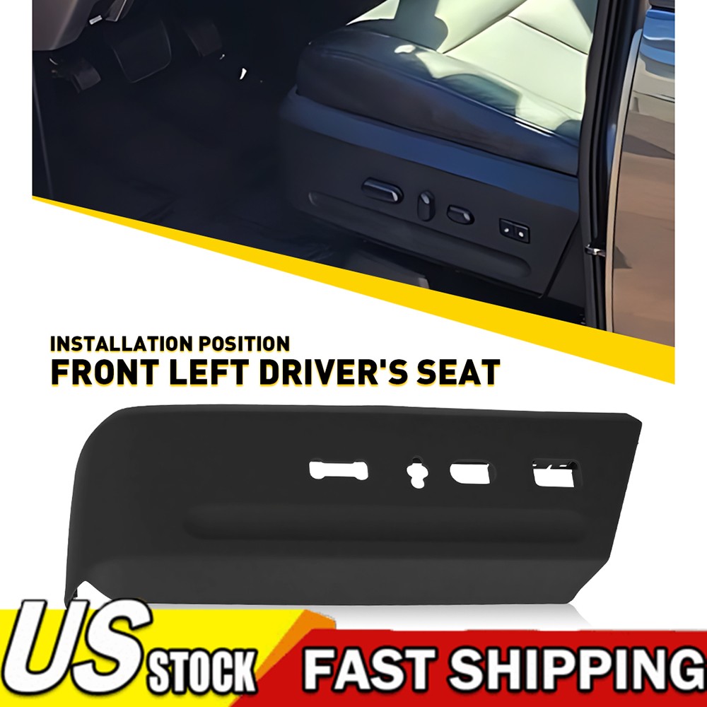 For 2015-2017 Ford Expedition Left Driver Side Black Seat Track Switch Housing
