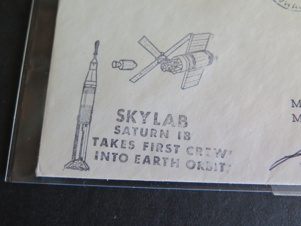 1973 signed manager skylab program marshall space flight center first crew cover