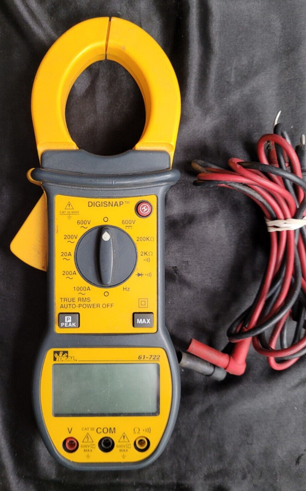 Ideal Digisnap Digital Snap-Around Volt-Ohm-Ammeter 61-722