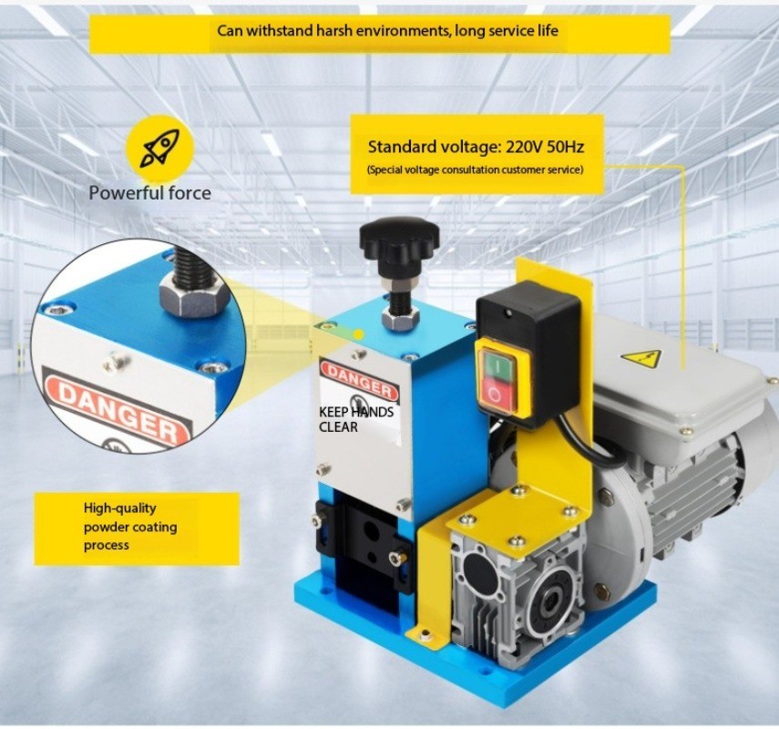 Single-Channel Adjustable Electric Wire Stripper Cable Recycling Wire Stripper