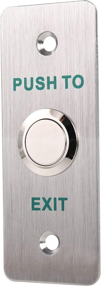 UHPPOTE Momentary Push to Exit Button Switch NO/COM Output Stainless Steel...