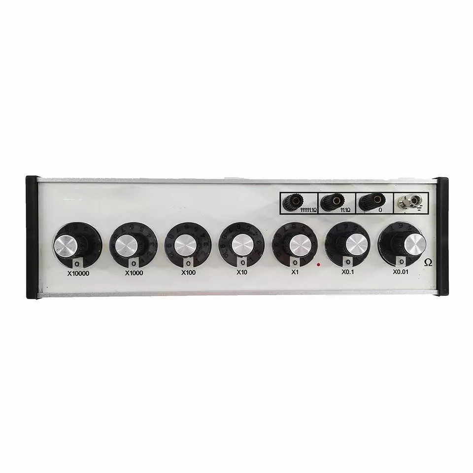 7 Dials DC Resistor DC Decade Box DC Resistance Box with Range 0.01~111111.10Ohm