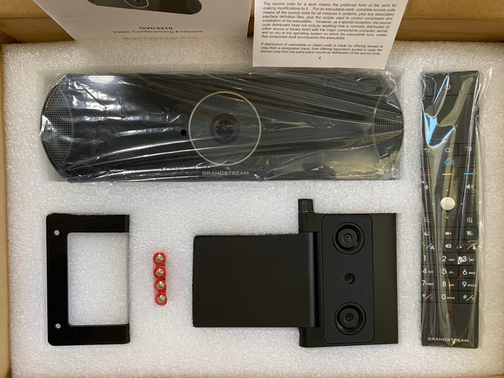GRANDSTREAM GVC3210 ANDROID BASED 4K FULL HD VIDEO CONFERENCING SYSTEM