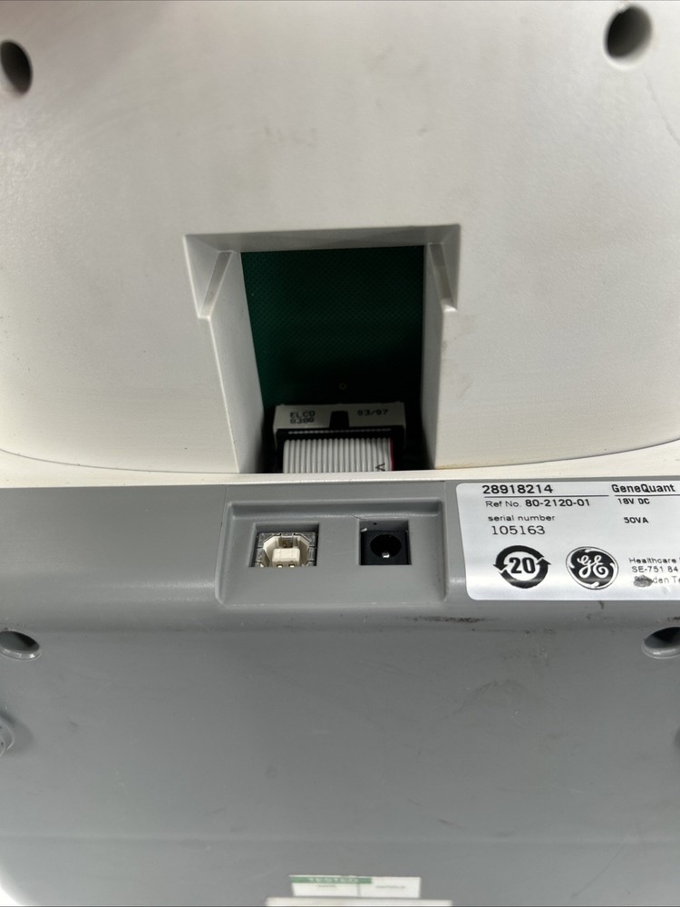 GE GeneQuant 1300 Spectrophotometer UNTESTED NO CORDS