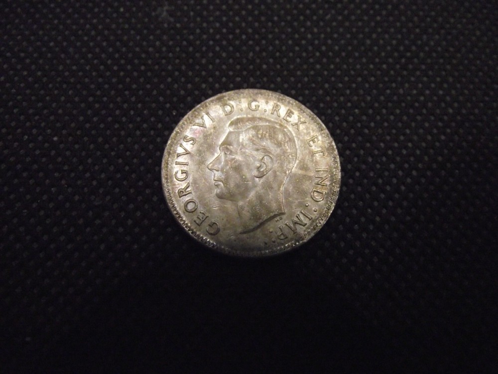 CANADA 1943 80% SILVER 25 CENTS