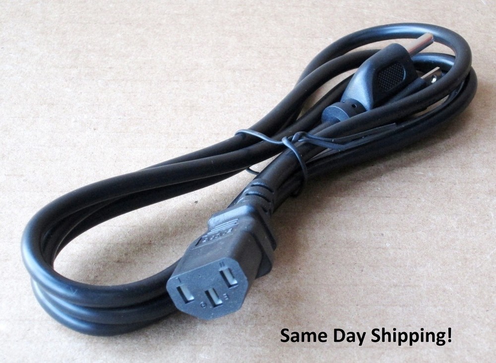 New 6 Ft. Apex LD4088 A/C Power Cord Cable Plug