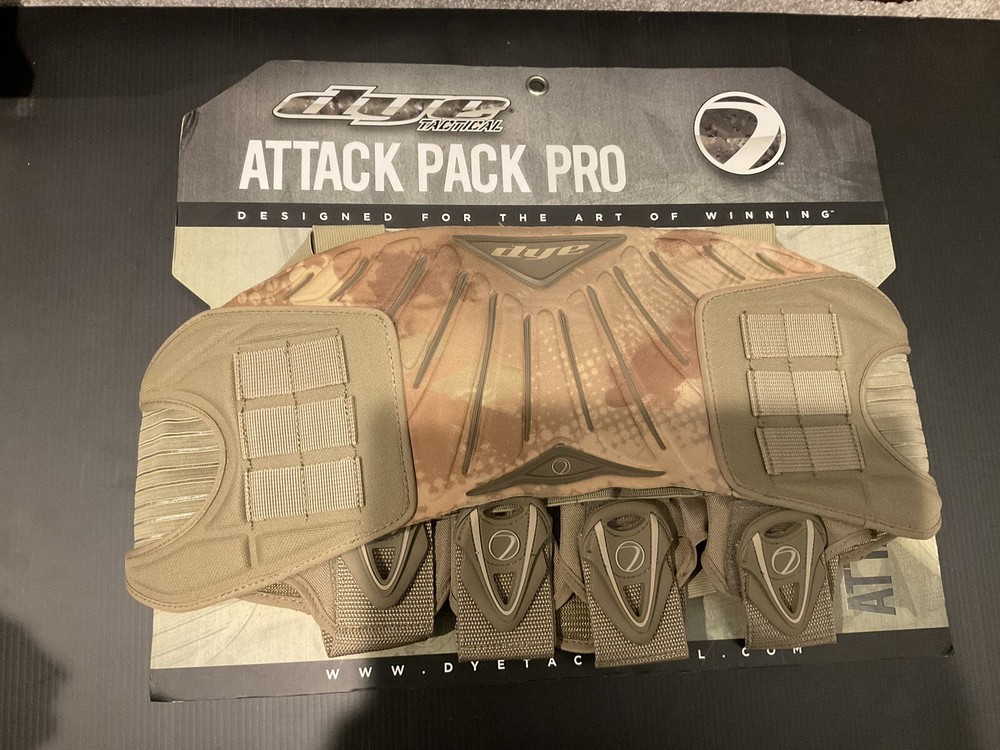 NEW!! Dye Tactical Attack Pack Pro - Pod Harness - Camouflage