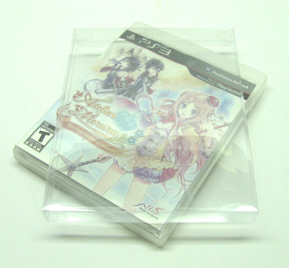 50x SONY PS3 CIB GAME - CLEAR PLASTIC PROTECTIVE BOX PROTECTOR SLEEVE CASE