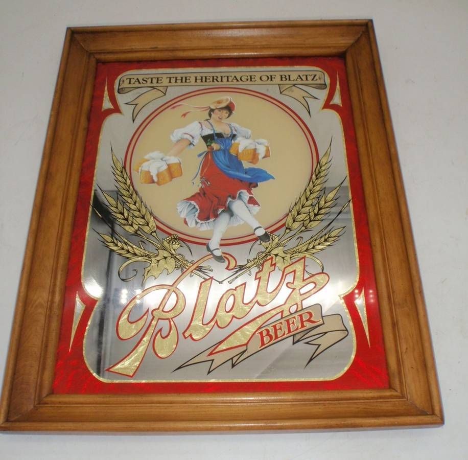 Blatz Beer Mirror Sign