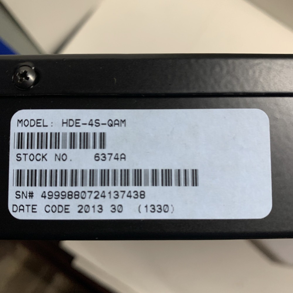 BLONDER TONGUE HDE-4S-QAM HD ENCODER