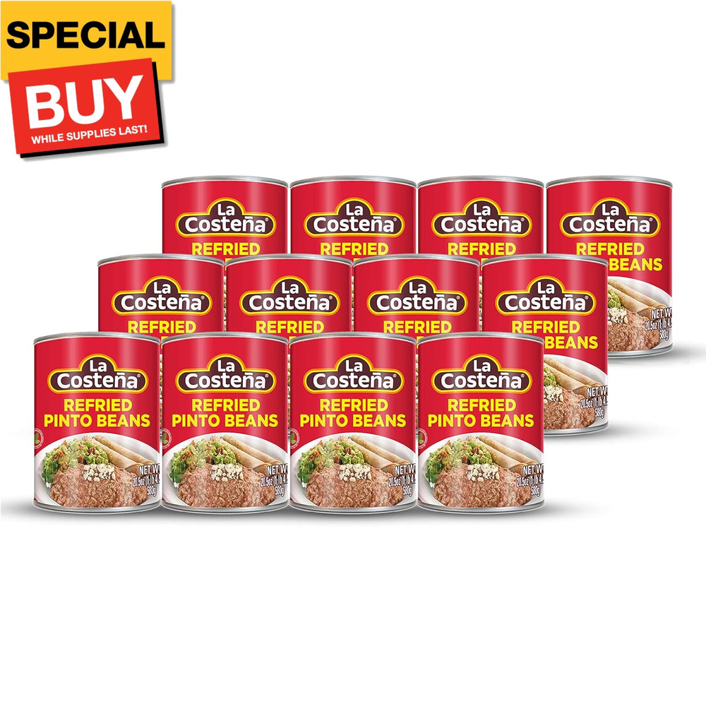 Refried Pinto Beans, 20.5 Ounce (Pack of 12)