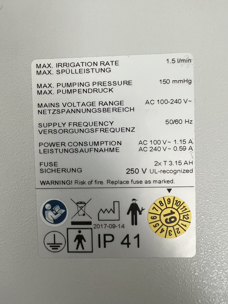 2017 Smith & Nephew GoFlo Pump W Remote Control