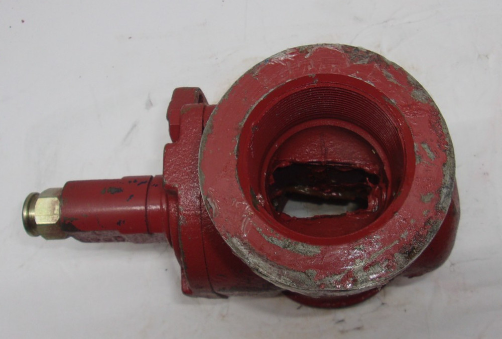 Nordstrom Flowserve Valve 2" Fig 8142 Threaded Plug Red