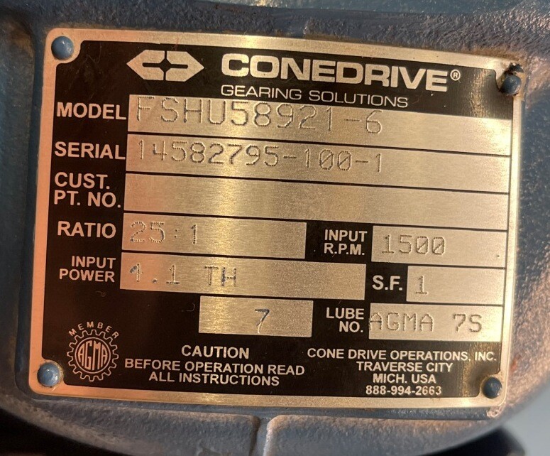 CONEDRIVE SERIES HP, #FSHU58921-6