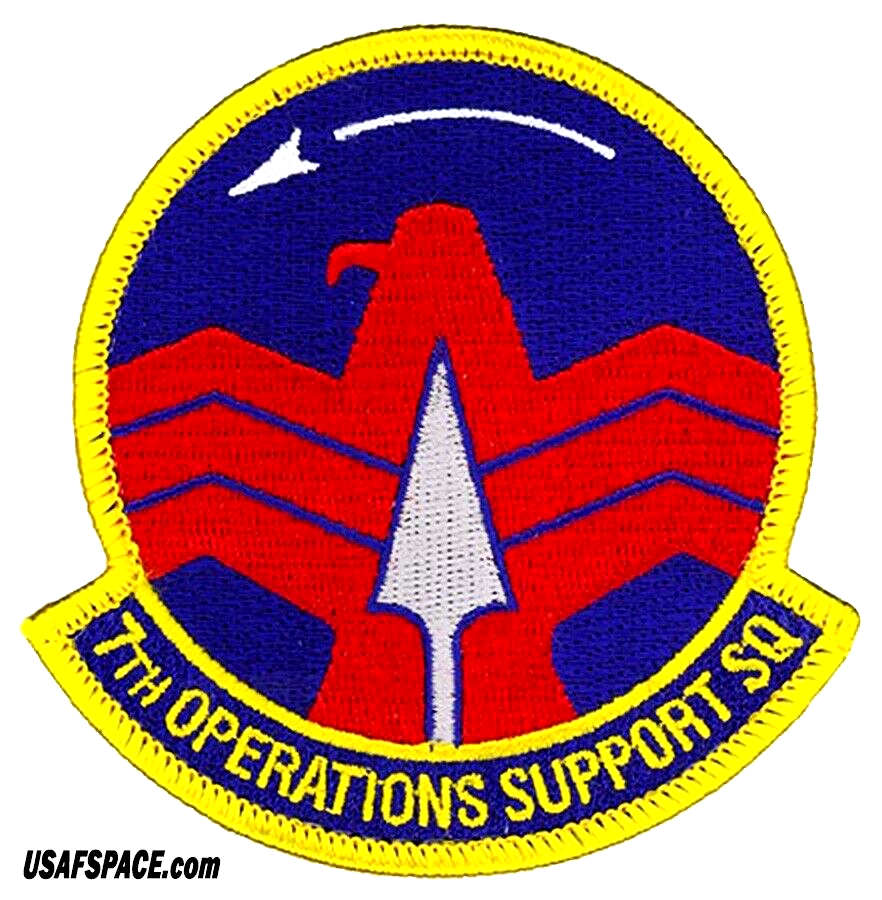 USAF 7th OPERATIONS SUPPORT SQ -7 OSS- B-1 BOMBER -Dyess AFB, TX- VEL PATCH