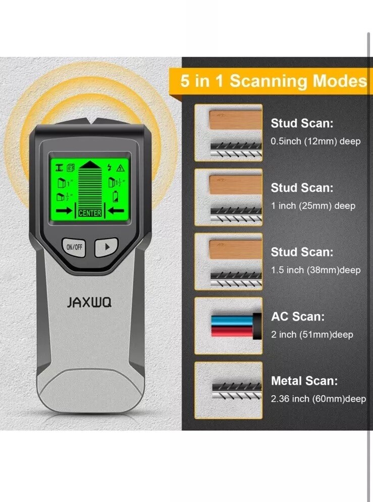Stud Finder Wall Scanner 5 in 1 Stud Finder Tool with Intelligent Microprocessor